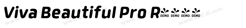 Viva Beautiful Pro R字体转换